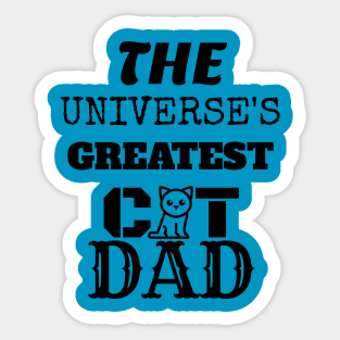 Cat Dad Sticker